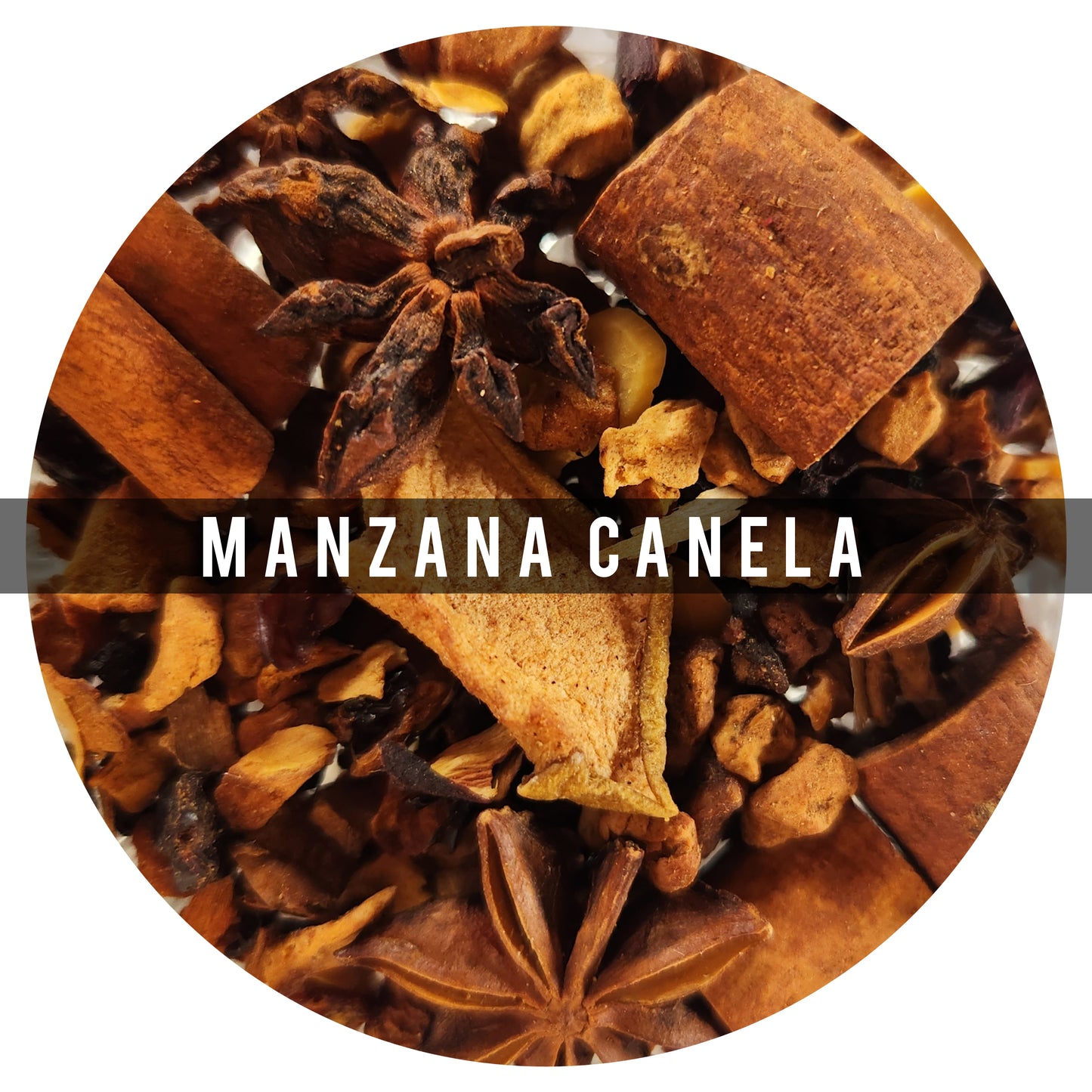 *Manzana Canela. Rendimiento 25-30 bebidas Un clásico que debe de estar siempre en nuestros hogares, el aroma típico del pie de manzana recién horneado, disfruta esta tisana en tus momentos de lectura