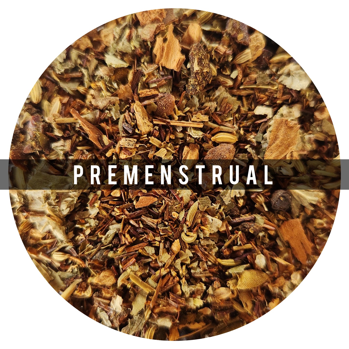 Premenstrual /premenopausia: Cada ingrediente elegido tiene propiedades curativas, mezcladas especialmente para la salud de la mujer, ayuda al equilibrio hormonal, aliviar el estrés físico y emocional.