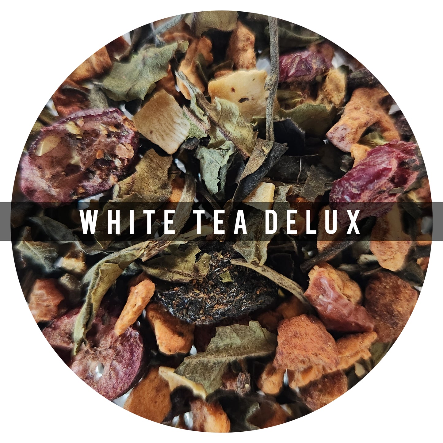 Te Blanco 100g: El Te blanco es una fuente natural de antioxidantes y favorece el aspecto saludable de la piel.
Ingredientes:Te Blanco, Kiwi, Cereza,Guindas acidas,arandanos rojos, coco,manzana