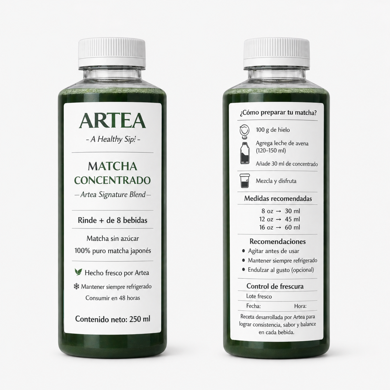*Bestseller* Matcha Concentrado 100% Puro Japonés sin Azúcar ni conservantes, Una solución creada tanto que entienden el valor de hacer todo bien desde la base.
✔ Mismo resultado, siempre
✔ Más eficiencia
✔ Menos merma
✔ Más control