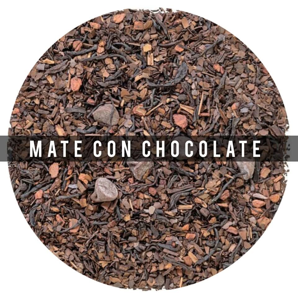 Yerba mate con chocolate y té negro