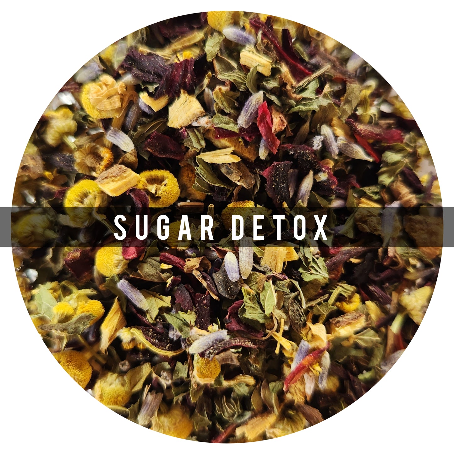 Sugar detox 100g : Dile adiós a los antojos de dulce!
Ingredientes :Jamaica, Menta, Regaliz, Lavanda, Manzanilla