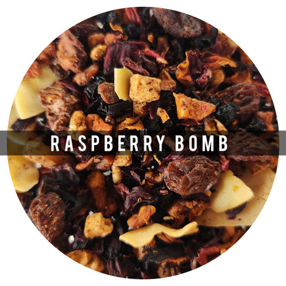 **Bestseller*Raspberry Bomb. Es una tisana rica en sabor y antioxidantes. - Es un maravilloso tónico para la salud. 》Rendimiento foto #2 Tisana Frutal