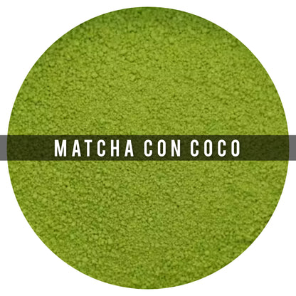 Matcha Ceremonial con coco