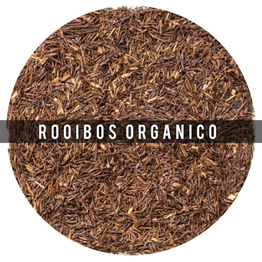 Rooibos organico 100g Rooibos sudafricano orgánico! Un delicioso brebaje por sí solo, el rooibos tiene una dulzura natural y un sutil sabor a vainilla.