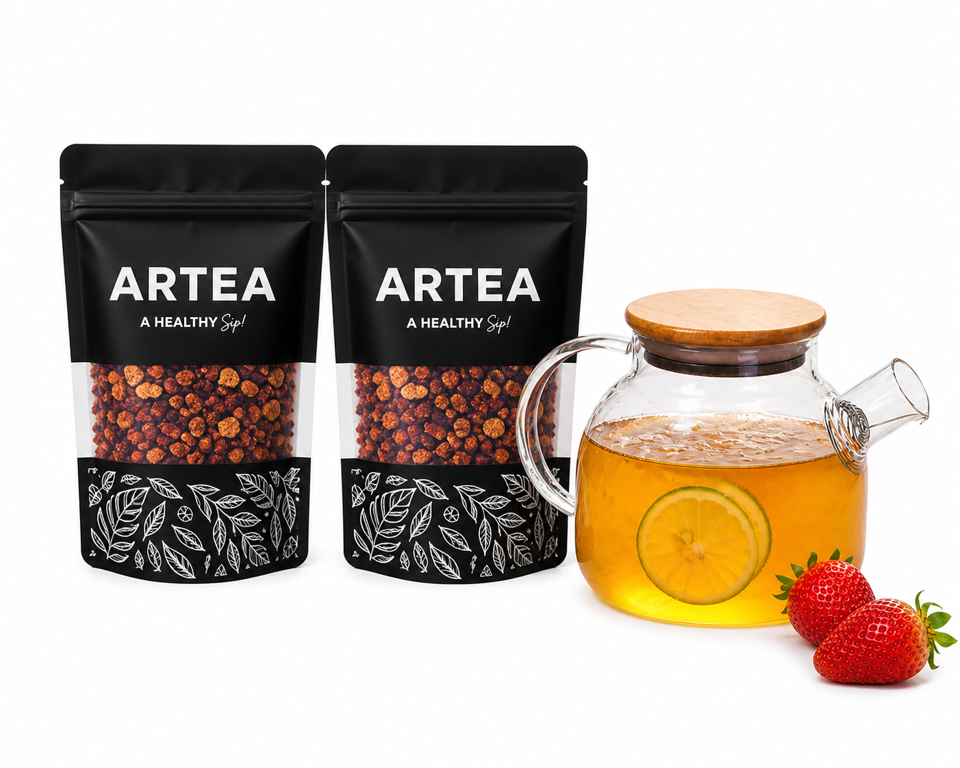 Tetera de Vidrio con infusor para estufa