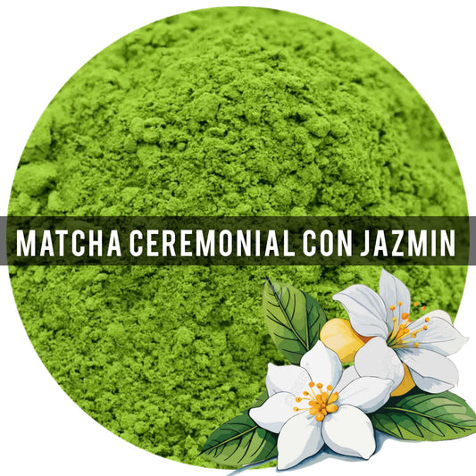 *Bestseller* Matcha Ceremonial con Flores de Jazmín