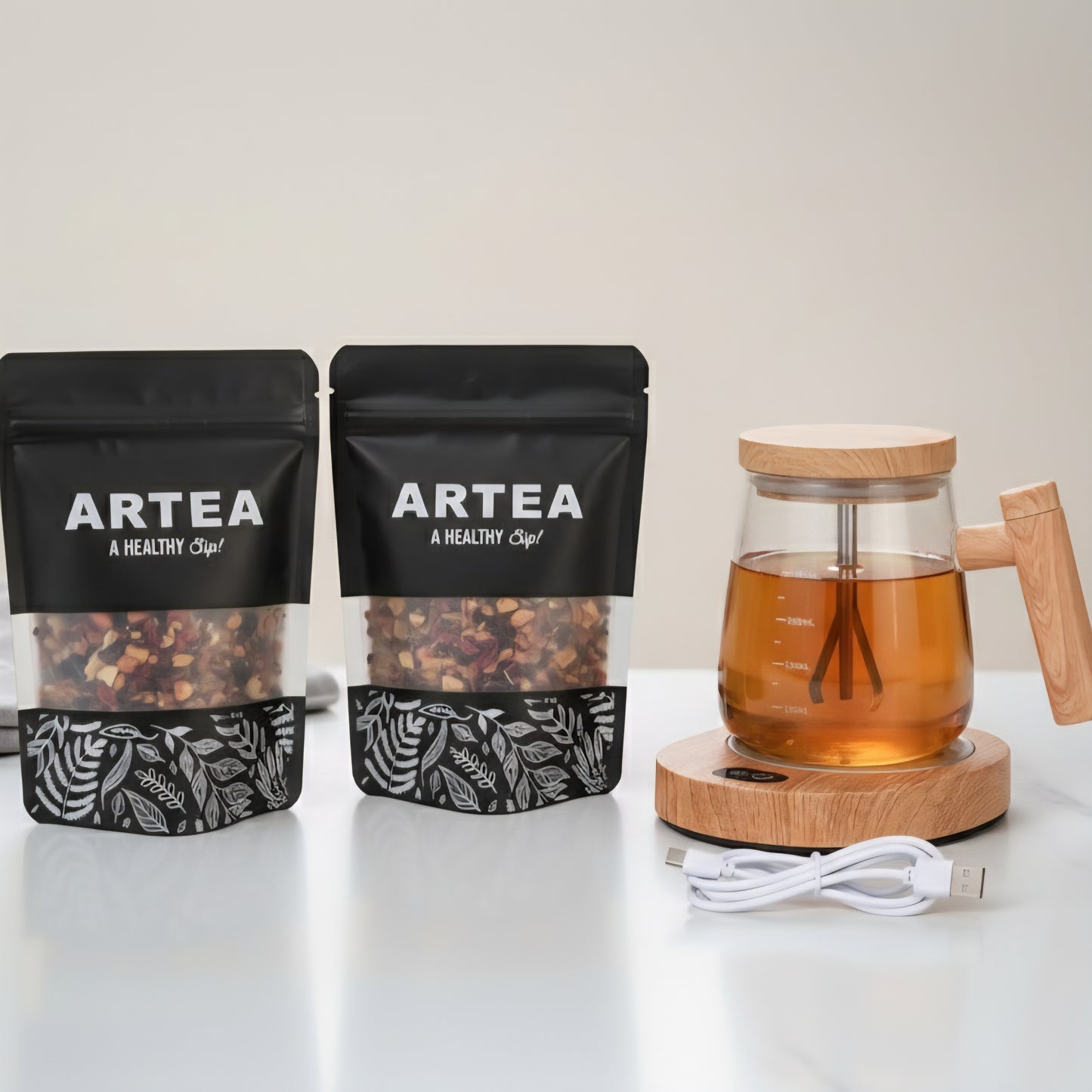 *-Combo Taza recargable con USB, Más 2 bolsas de su eleccion