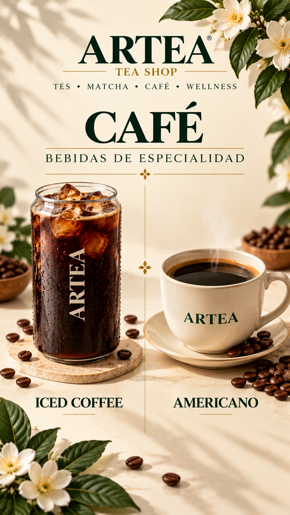 Iced coffee o Americano