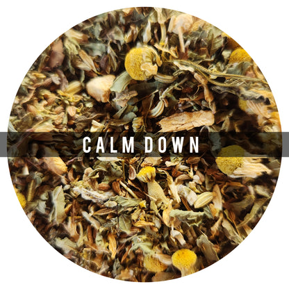 *Bestseller*Calma (Calm Down):Una combinación calmante que ayuda aliviar los gases, calambres y dolores intestinales》Rendimiento Tisana Herbal foto #2
