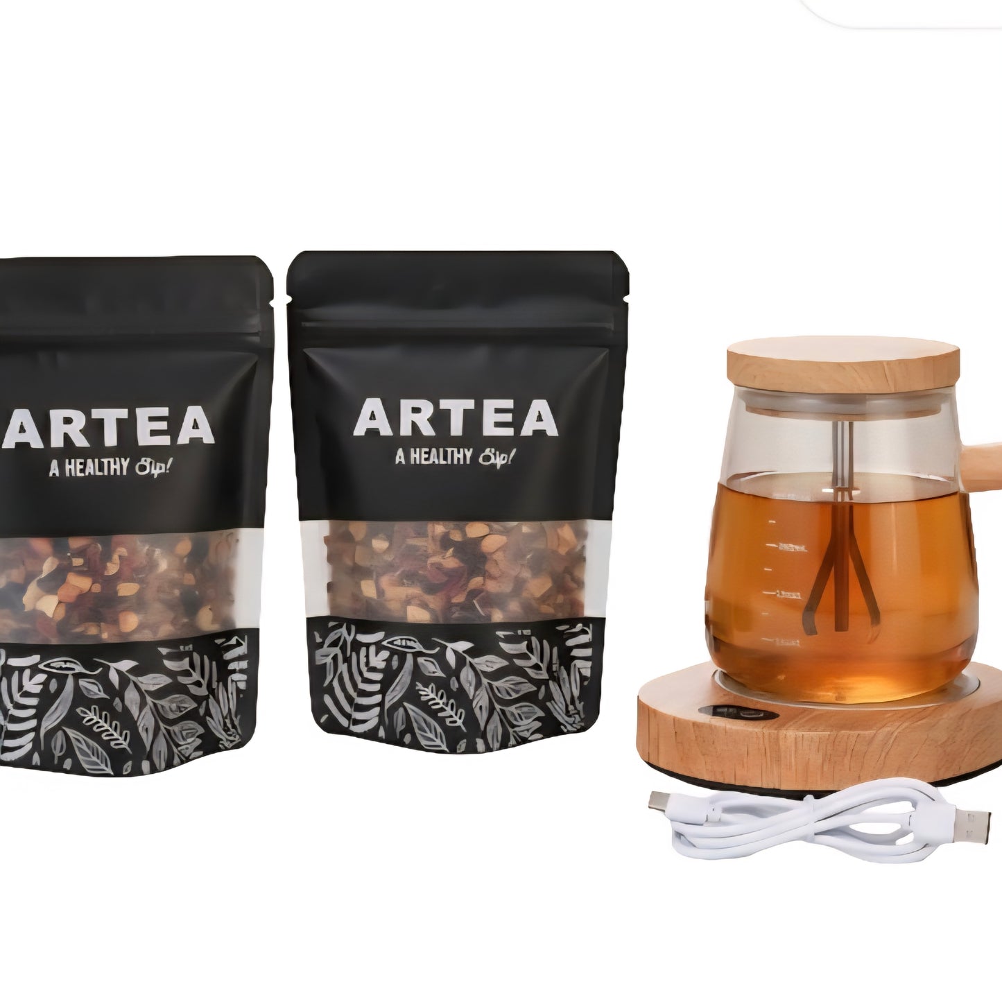 *-Combo Taza recargable con USB, Más 2 bolsas de su eleccion